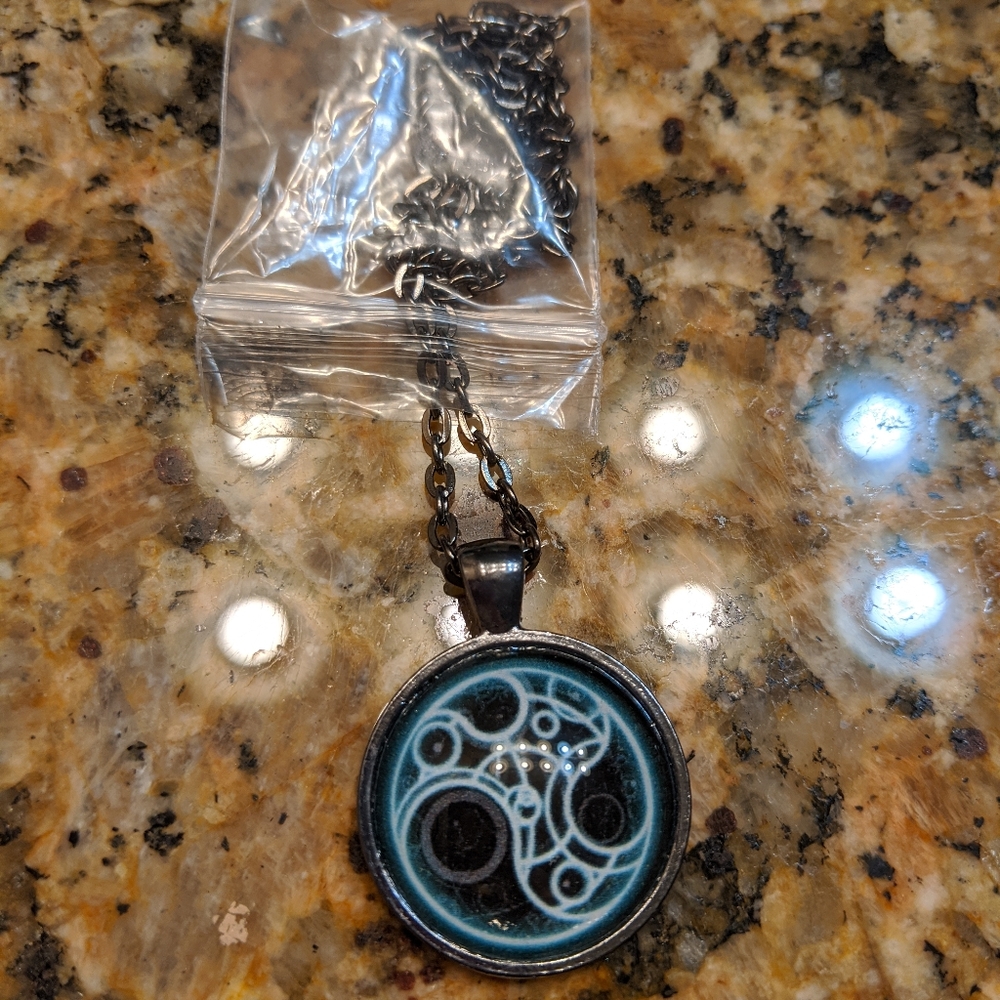 Blue necklace